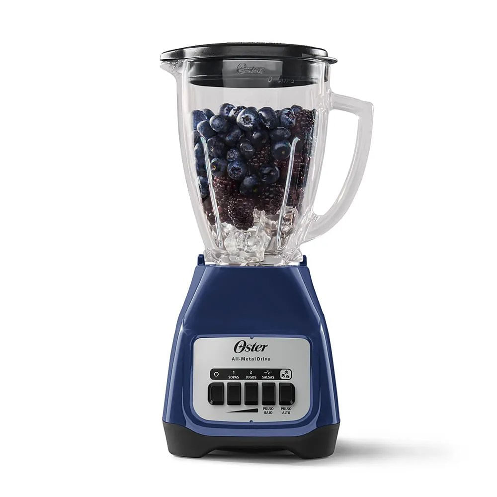 Licuadora con Jarra de Vidrio de 1.5 L con 2 Velocidades Color Azul
