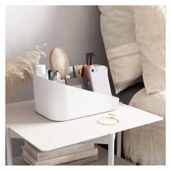 Organizador De Cosméticos Glam Blanco Y Gris - Umbra