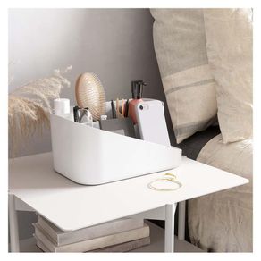 Organizador De Cosméticos Glam Blanco Y Gris - Umbra