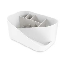 Organizador De Cosméticos Glam Blanco Y Gris - Umbra