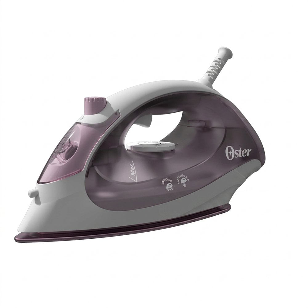Plancha de Vapor Antiadherente para Ropa con Tecnología Antigoteo Color Rosado