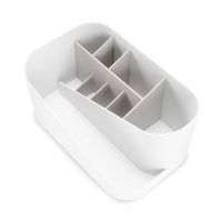 Organizador De Cosméticos Glam Blanco Y Gris - Umbra