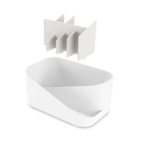 Organizador De Cosméticos Glam Blanco Y Gris - Umbra