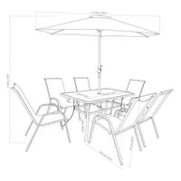 Conjunto-de-Mesa-de-Comedor-Exterior-de-150x90x72-cm-