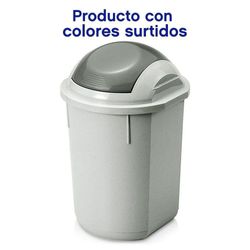 Basurero Tapa Vavién Gris - Ucsan Varias Capacidades