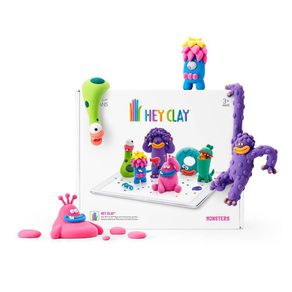 Set De 18 Latas De Arcilla Monstruos - Hey Clay