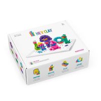 Set De 18 Latas De Arcilla Monstruos - Hey Clay