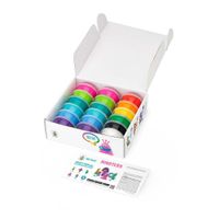 Set De 18 Latas De Arcilla Monstruos - Hey Clay
