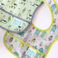 Babero De Inicio Diseño Llama 2 Pzas - Bumkins