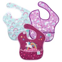 Babero Super Unicornio 3 Pzas - Bumkins