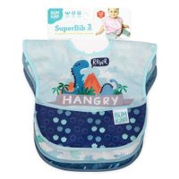 Babero Super Dinosaurio 3 Pzas - Bumkins