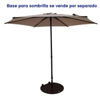 Sombrilla De Exterior Taupe 2.7 M  - Hespéride