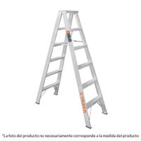 Escalera de Tijera Doble 7 Escalones - Truper
