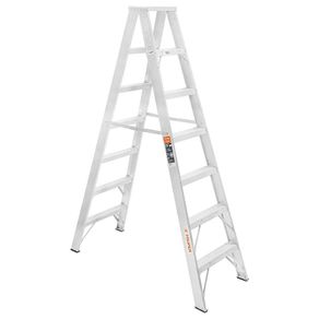 Escalera de tijera doble, tipo ll, 6 escalones - Truper
