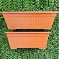 Maceta Rectangular Colores Surtidos - Megaexport Varios Tamaños
