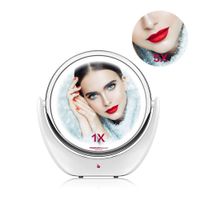 Espejo Recargable Con Aumento 5x1 - TouchBeauty