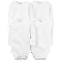 Boddies 4 Pzs Blancos - Carters Varias Tallas