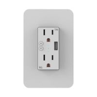 Tomacorriente Doble Blanco Con Puerto USB - Nexxt
