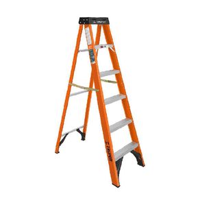Escalera De Fibra Tipo Tijera 5 Peldaños - Truper