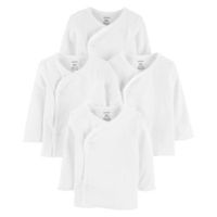 Camisas Con Abertura Blancas 4 Pzas - Carter´s Varias Tallas