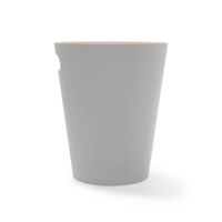 Papelero Woodrow Gris Claro Y Madera Natural - Umbra