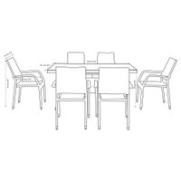 Set-de-Comedor-Exterior-de-7-Piezas-Gris