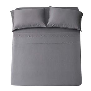 Set Sábanas Gris Bamboo - Livim Natural Home Varios Tamaños