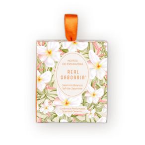 Cerámica Perfumada Aroma Jasmín Blanco - Real Saboaria