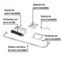 Juego de Accesorios de Baño 5 Piezas - Foset