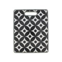 Tabla Para Picar Blanco Y Negro 38X30X1.2 Cm - Ultimate