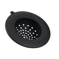 Colador Para Lavaplatos De Silicón Negro - Interdesign