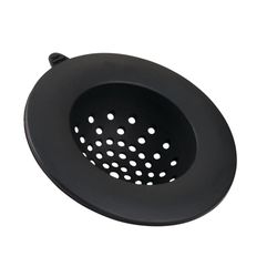 Colador Para Lavaplatos De Silicón Negro - Interdesign