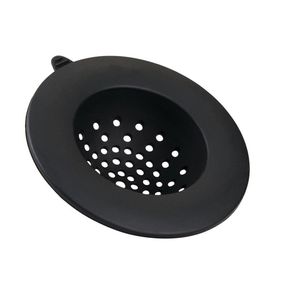 Colador Para Lavaplatos De Silicón Negro - Interdesign