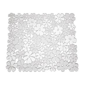 Alfombra Para Lavaplatos De Silicona Transparente - Interdesign