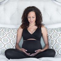 Legging Con Soporte Para El Vientre Color Negro - Belly Bandit Varias Tallas