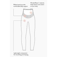 Legging Con Soporte Para El Vientre Color Negro - Belly Bandit Varias Tallas