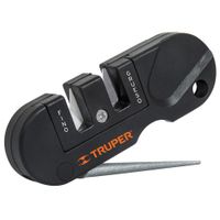 Mini Afilador De Cuchillos Base De Metal Color Negro - Truper