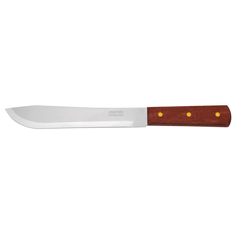 Cuchillo Cebollero de 8 plg con Mango de Madera Color Café