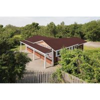 Shingle Riviera Rojo Cambridge Ar 30 3D - Iko