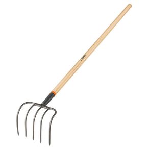 Cultivador Para Jardín De Metal Y Madera 5 Dientes - Truper