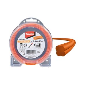 Hilo Redondo Color Naranja De 2.4 Mm X 15 Metros - Makita