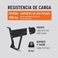 Carretilla Plástica Color Negro De 6 Ft³ - Truper