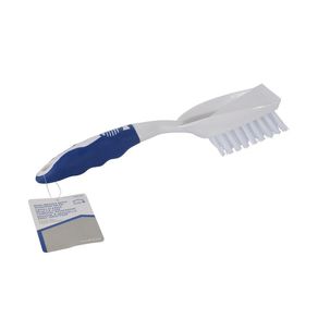 Cepillo Para Vajilla De Plástico Color Blanco Mango Azul - Home Plus