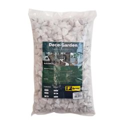 Bolsa De Piedra Decorativa Blanca Grande - Fibrex Varios Tamaños