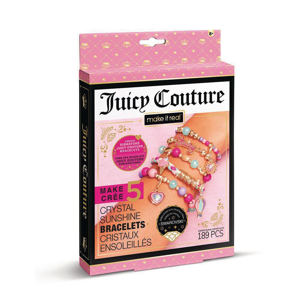 Set de Pulseras Personalizables Juicy Couture Crystal Sunshine de 189 Piezas para 8+ Años…