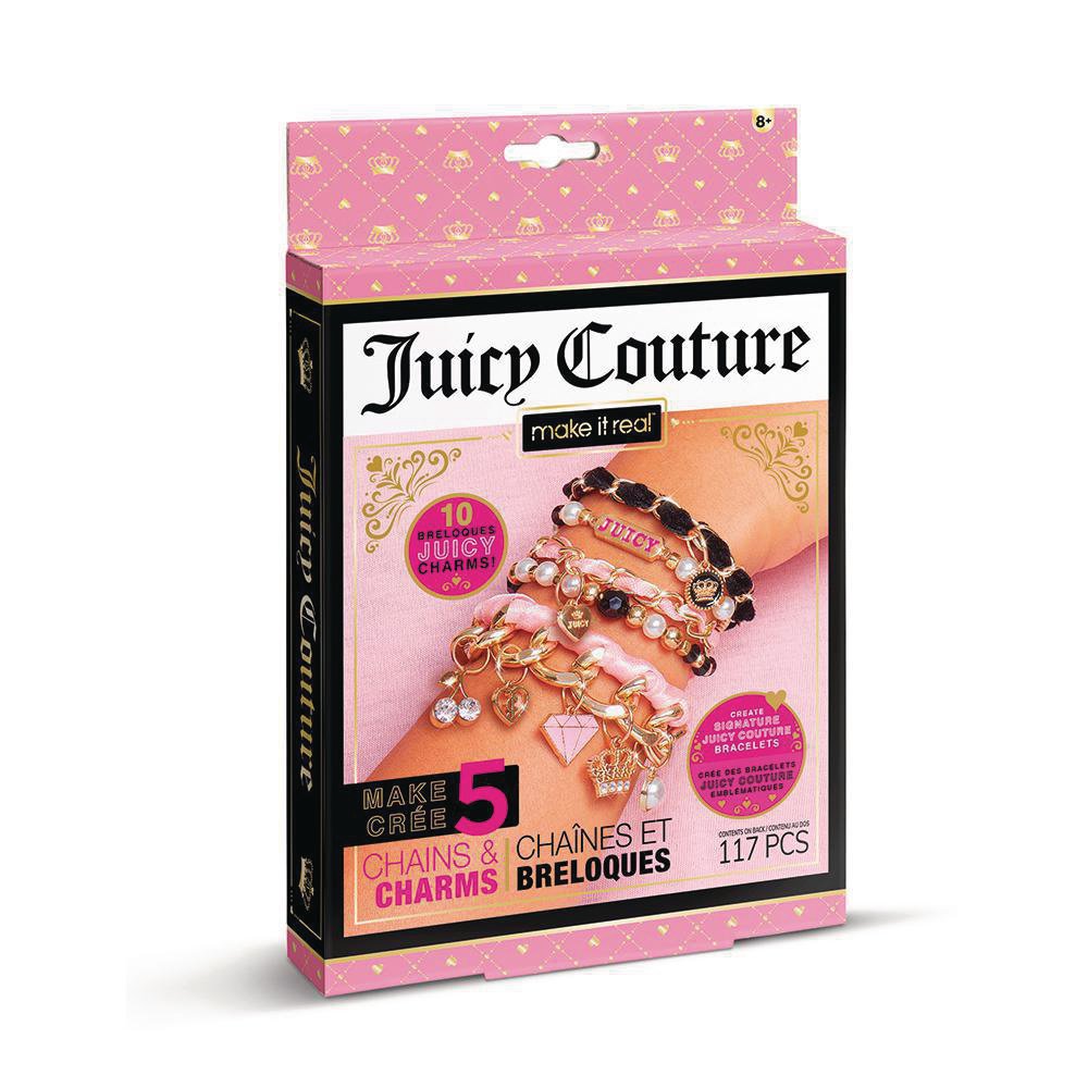 Set de Cadenas y Dijes Personalizable Juicy Couture Mini de 117 Piezas para 8+ Años Set de…