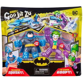 Figuras De Acción Batman Vs Joker Y Héroes De Goo Jit Zu - Goo Jit Zu