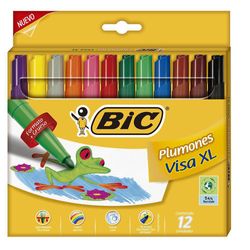 Caja-De-Marcadores-A-Base-De-Agua-12-Colores---Bic