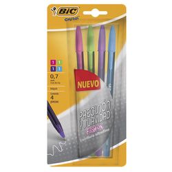 Boligrafos-De-Precision-Y-Suavidad-Fashion-Varios-Colores-4-Unidades---Bic
