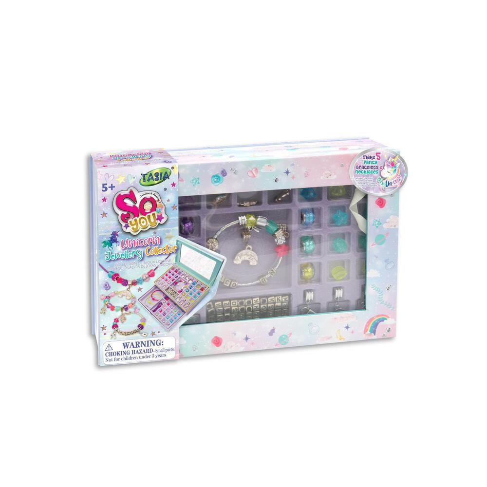 Set de Joyería Personalizable con Coleccionador de Unicornio para 5+ Años Coleccionador De…